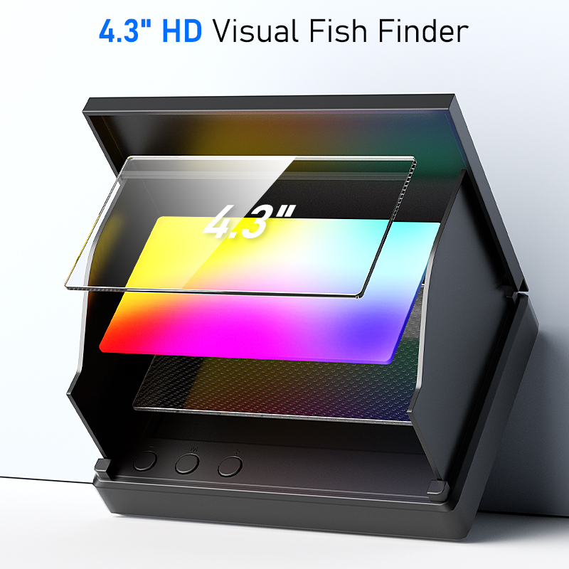 4.3인치 LCD 휴대용 어군탐지기, 20m 수심 측정 - Fishing Camera 리뷰 및 가격