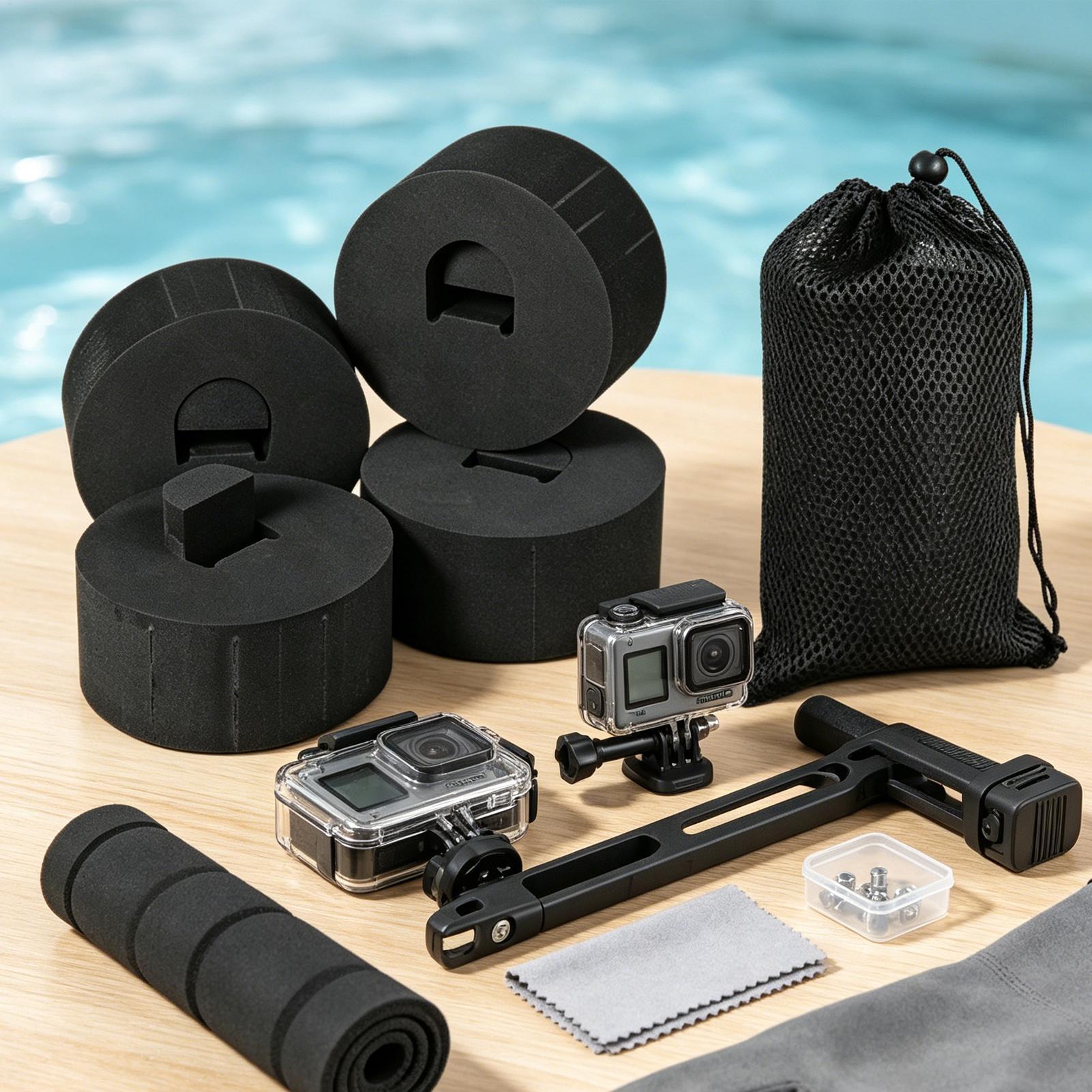 4개입 카메라 부력 부착 키트, 가벼운 수중 카메라 부 - Underwater Camera 리뷰 및 가격